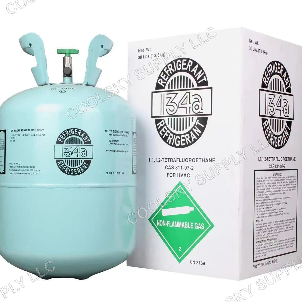 R134a refrigerant cylinder