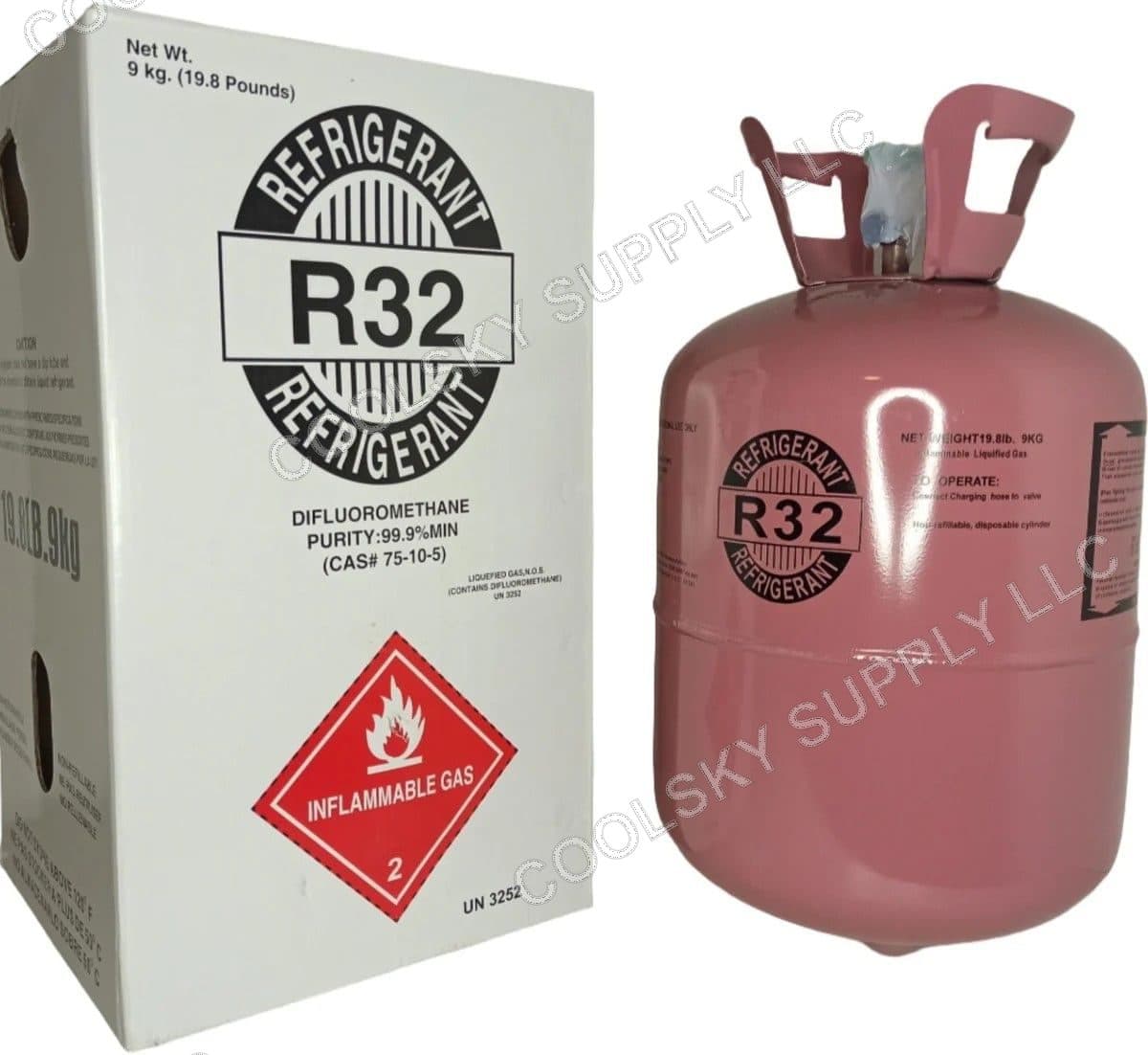R32 refrigerant cylinder