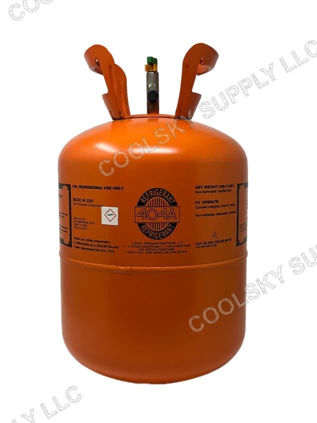 R404A refrigerant cylinder