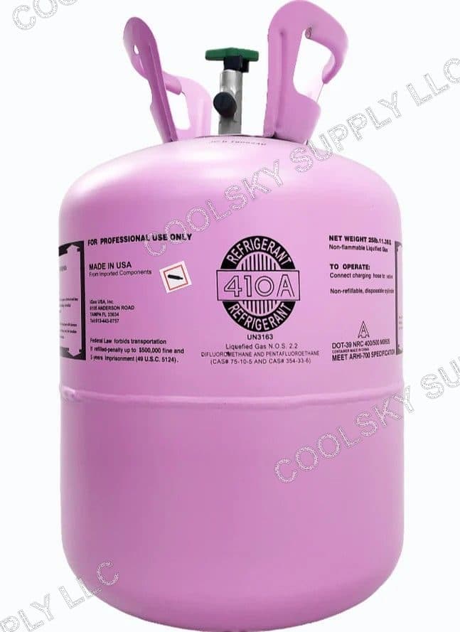 R410A refrigerant cylinder
